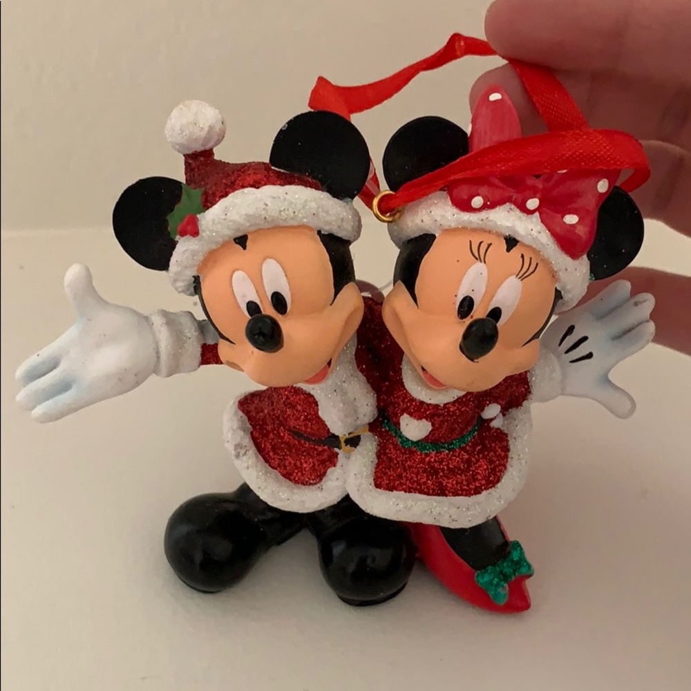 ♡ Christmas Mickey & Minnie Ornament ♡